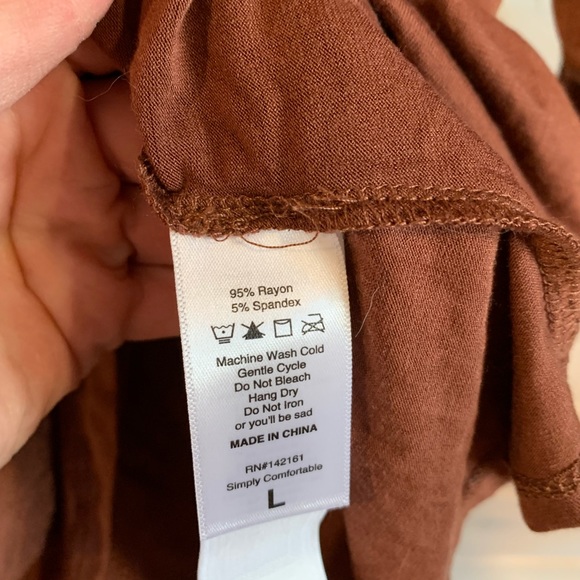 LulaRoe | Brown Tunic - Picture 6 of 7